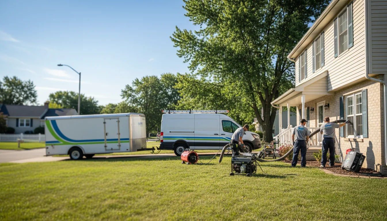 Flooded Basement Restoration And Cleanup With Repair in Merritt, MI near me